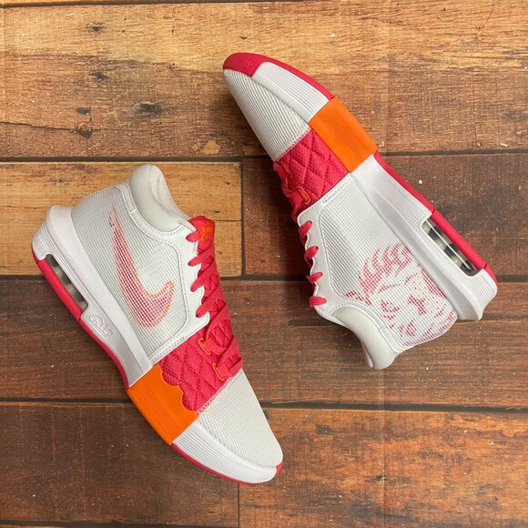 Nike Men's Lebron Witness VIII "Aster Pink" Basketball Shoes - Picture 2 of 6